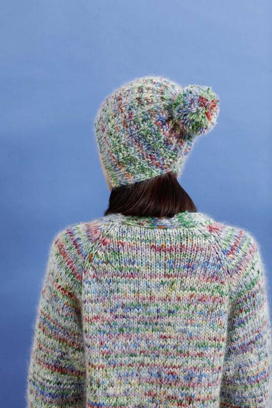 Strickset Mtze  mit Anleitung in garnwelt-Box