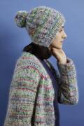 Strickset Mütze Lang Yarns SOHO / MOHAIR LUXE mit Anleitung in garnwelt-Box DG