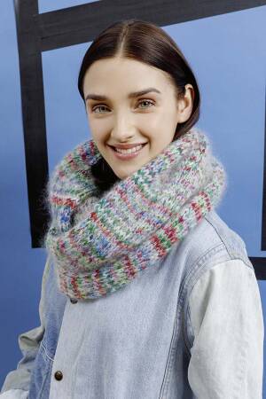 Strickset Loop Lang Yarns SOHO / MOHAIR LUXE mit Anleitung in garnwelt-Box