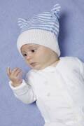 Knitting set Hat MERINO 200 BEBE with knitting instructions in garnwelt box in size ca 36 cm