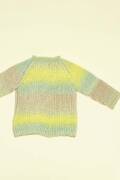Strickset Pullover Lang Yarns MERINO  BÉBÉ COLOR mit Anleitung in garnwelt-Box 68