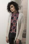 Strickset Jacke Lang Yarns MOHAIR LUXE mit Anleitung in garnwelt-Box