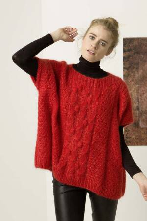 Knitting set Overtop  with knitting instructions in garnwelt box
