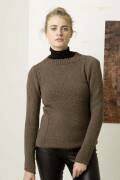 Knitting set Sweater  with knitting instructions in garnwelt box in size S
