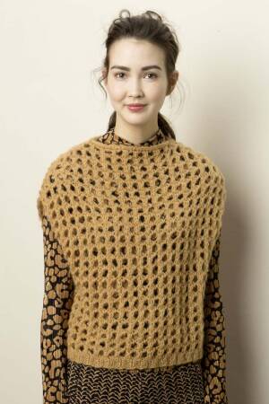 Strickset Top Lang Yarns LUSSO mit Anleitung in garnwelt-Box S-M