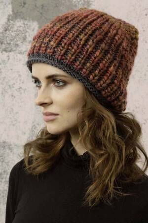 Strickset Mütze Lang Yarns TIZIANA / MERINO  mit Anleitung in garnwelt-Box DG