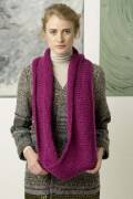 Knitting set Snood and mittens  with knitting instructions in garnwelt box