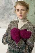 Knitting set Snood and mittens  with knitting instructions in garnwelt box
