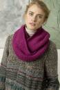 Knitting set Snood and mittens  with knitting instructions in garnwelt box