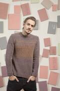 Strickset Herrenpullover Lang Yarns LOFT mit Anleitung in...