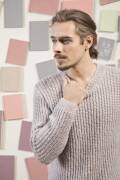 Strickset Herrenpullover Lang Yarns MILA mit Anleitung in garnwelt-Box S
