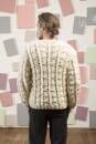 Knitting set Men sweater  with knitting instructions in garnwelt box in size S-M