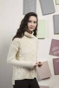 Strickset Pullover Lang Yarns ZERO mit Anleitung in garnwelt-Box S-M