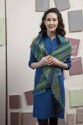 Strickset Schal Lang Yarns TOSCA mit Anleitung in garnwelt-Box ca 25 x 210 cm
