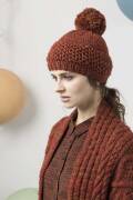 Strickset Mütze Lang Yarns FINN mit Anleitung in...