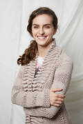 Strickset Jacke mit Schalkragen Lang Yarns NORMA mit Anleitung in garnwelt-Box S-M