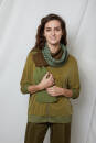Knitting set Scarf  with knitting instructions in garnwelt box