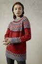 Strickset Pullover Lang Yarns MOHAIR LUXE / MERINO  LACE mit Anleitung in garnwelt-Box S-M