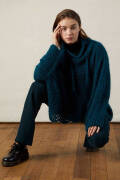 Strickset Capepullover Lang Yarns MOHAIR TREND mit...