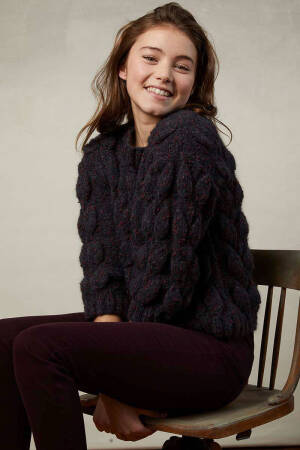 Strickset Pullover Lang Yarns FREYA mit Anleitung in garnwelt-Box S