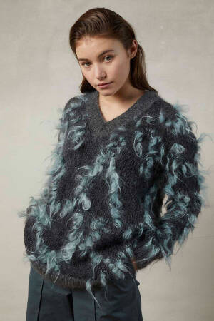 Strickset Pullover Lang Yarns MOHAIR LUXE / DRAGO mit Anleitung in garnwelt-Box S-M