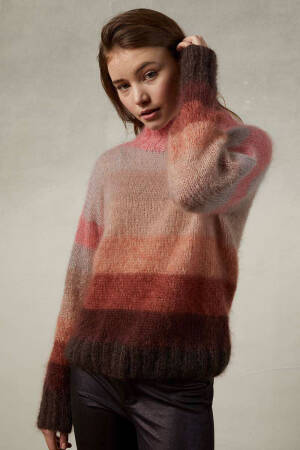 Strickset Pullover Lang Yarns MOHAIR LUXE mit Anleitung in garnwelt-Box S