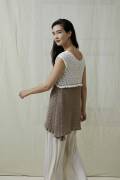 Strickset Tunika Lang Yarns LINO mit Anleitung in...