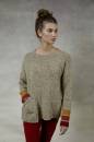Knitting set Sweater DONEGAL with knitting instructions in garnwelt box in size S-M