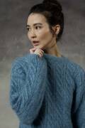 Strickset Pullover Lang Yarns MOHAIR LUXE mit Anleitung...