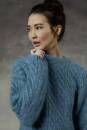 Strickset Pullover Lang Yarns MOHAIR LUXE mit Anleitung in garnwelt-Box