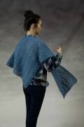 Knitting set Triangular shawl MOHAIR LUXE with knitting instructions in garnwelt box