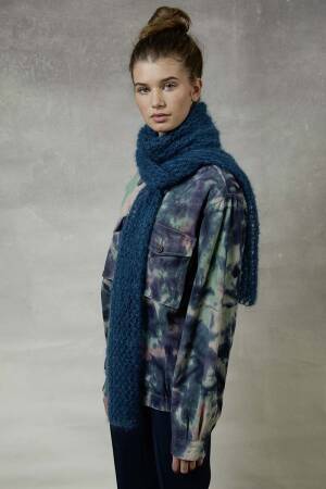 Knitting set Scarf MOHAIR LUXE with knitting instructions in garnwelt box in size ca 28 x 180 cm