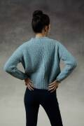 Strickset Pullover Lang Yarns MALOU LIGHT mit Anleitung in garnwelt-Box