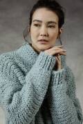 Knitting set Sweater  with knitting instructions in garnwelt box in size S-M
