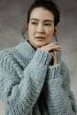 Knitting set Sweater  with knitting instructions in garnwelt box in size S-M