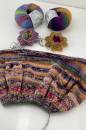 Knitting set Babycardigan, top-down-knitting  with knitting instructions in garnwelt box