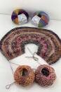Knitting set Babycardigan, top-down-knitting  with knitting instructions in garnwelt box