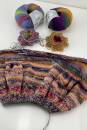 Knitting set Babycardigan, top-down-knitting  with knitting instructions in garnwelt box in size 68