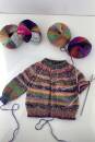 Knitting set Babycardigan, top-down-knitting  with knitting instructions in garnwelt box in size 68
