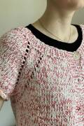 Strickset Kurze Sommerjacke, top-down-knitting Lang Yarns AMIRA / BLOOM mit Anleitung in garnwelt-Box M