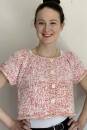 Strickset Kurze Sommerjacke, top-down-knitting Lang Yarns AMIRA / BLOOM mit Anleitung in garnwelt-Box M
