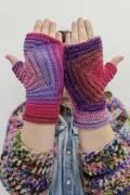 Strickset Handschuhe Lang Yarns MERINO  DEGRADE mit Anleitung in garnwelt-Box DG