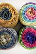 Strickset Handschuhe Lang Yarns MERINO  DEGRADE mit Anleitung in garnwelt-Box DG