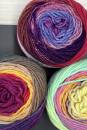 Strickset Kragen Lang Yarns MERINO  / MERINO  DEGRADE mit Anleitung in garnwelt-Box