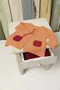 Knitting set Cardigan BABY COTTON with knitting instructions in garnwelt box