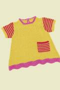 Strickset Kleid Lang Yarns BABY COTTON mit Anleitung in garnwelt-Box 62