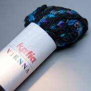 Katia Vienna 124 schwarz aqua mix 50g