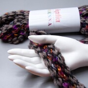 Katia Vienna 120 hellbraun magenta mix  50g