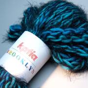 Katia Brooklyn 058 petrol blau 100g