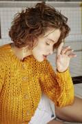 Knitting set Cardigan  with knitting instructions in garnwelt box in size XL